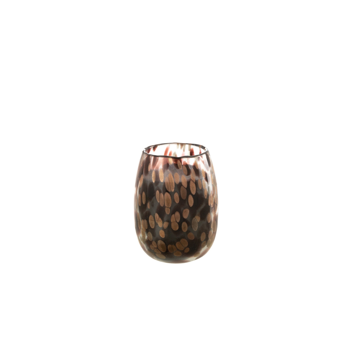 Scented Candle Mia Black/Mix Glass Small 90 Hours J-Line