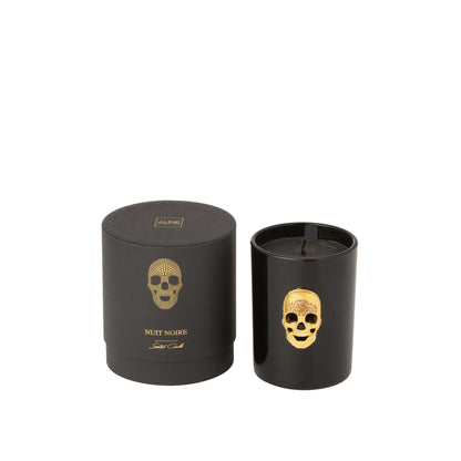 Skull Scented Candle Nuit Noire Small 43 Hours