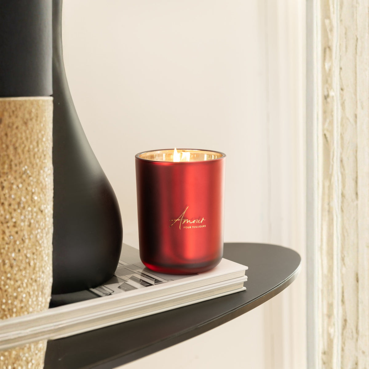 Scented Candle Amour Red Large 65H J-Line