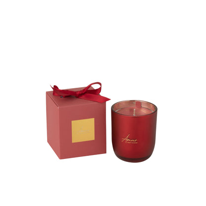 Scented Candle Amour Red Small 35 Hours