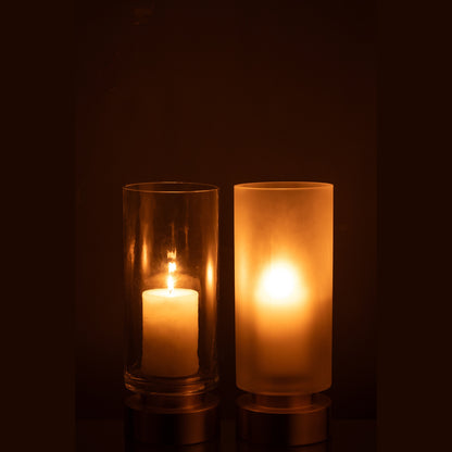 Pia Half Gold Medium Candle Holder Set of 2
