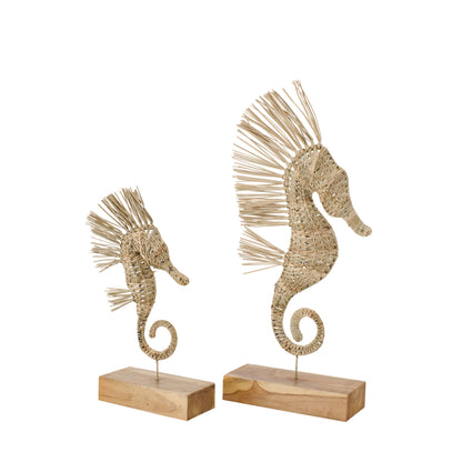 Seahorse On Foot Grass Natural Large J-Line