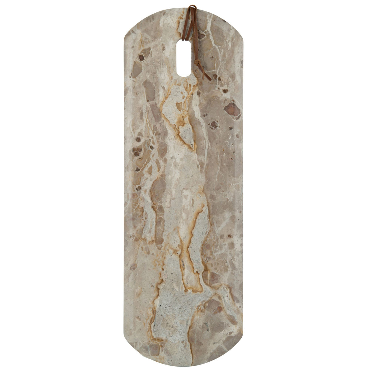 Rectangular Marble Beige Large Board - 60x20x2cm
