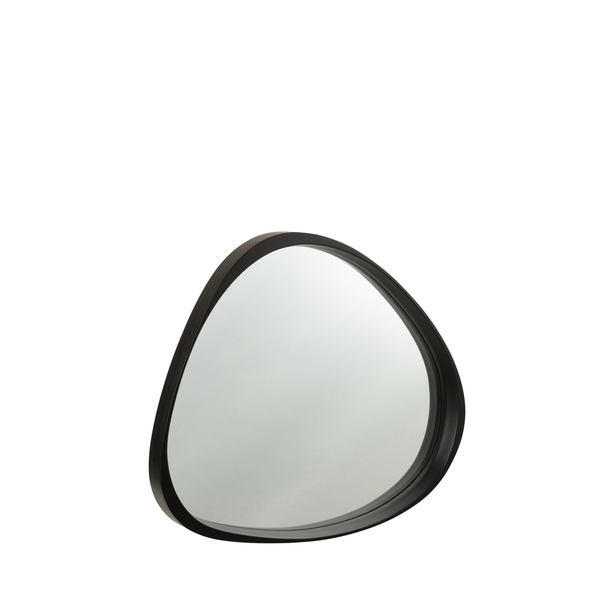 Mirror Giles Mdf/Glass Black Small Ø 71 cm J-Line