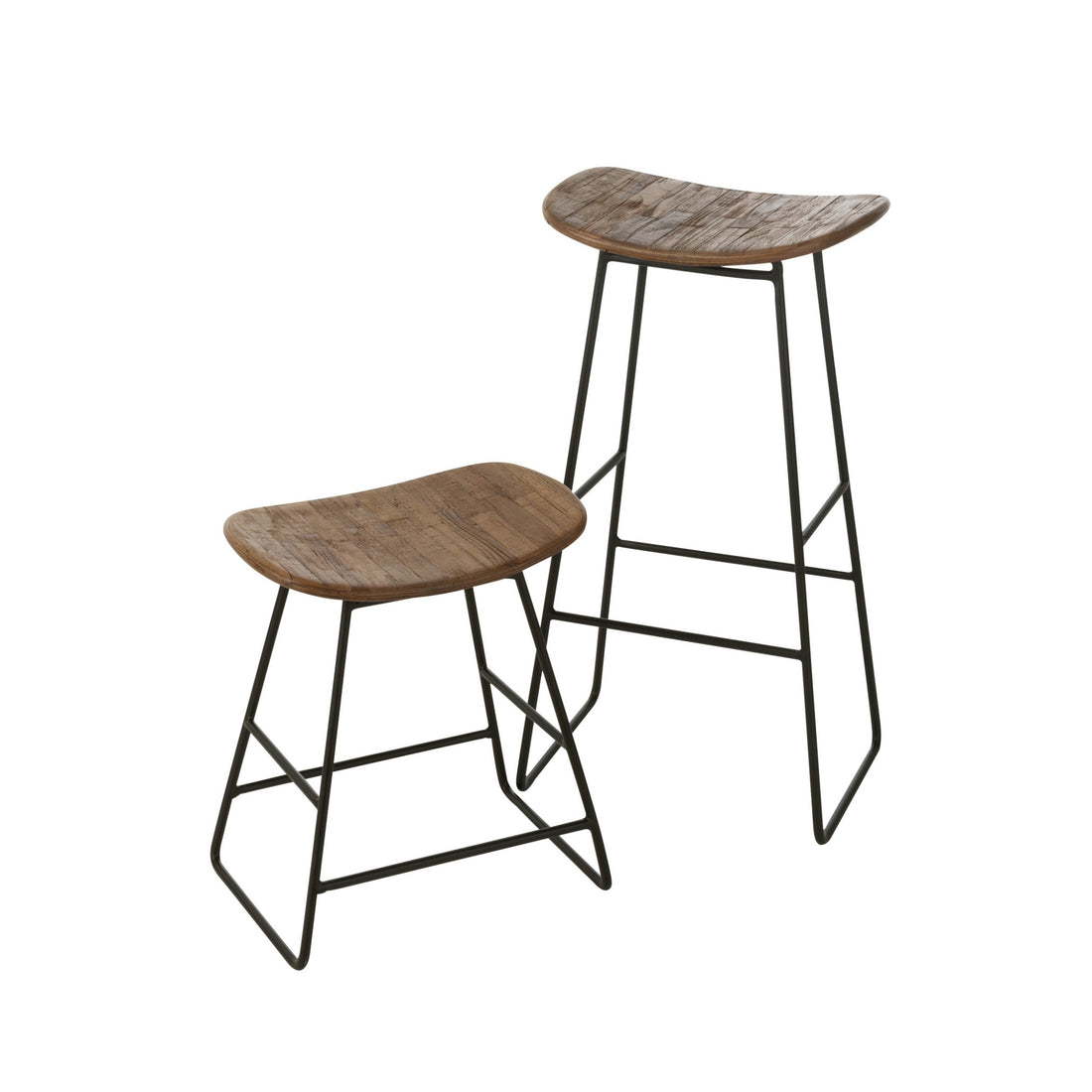 Chair Rectangular Recycled Teak Natural Large J-Line
