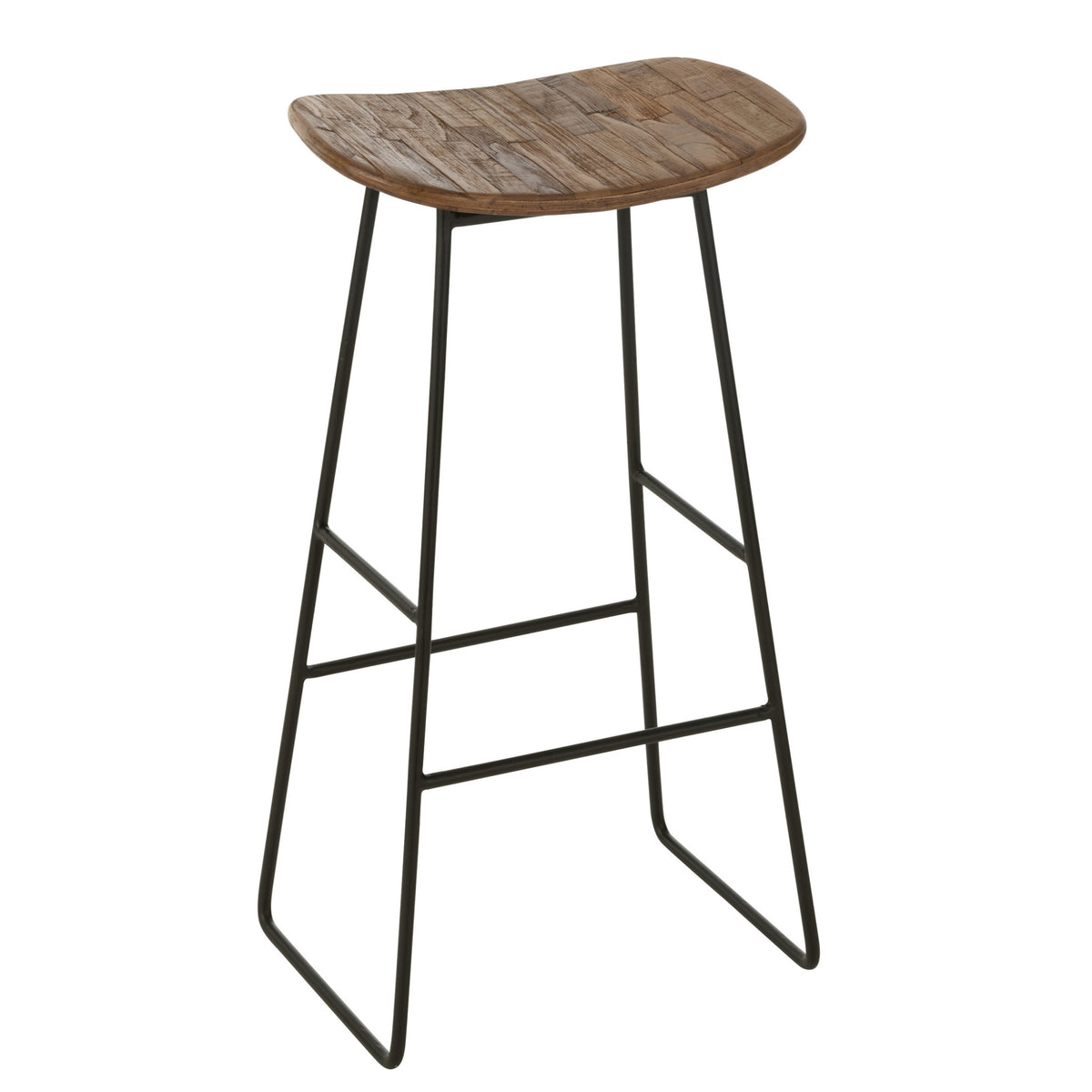 Chair Rectangular Recycled Teak Natural Large J-Line