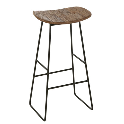 Chair Rectangular Recycled Teak Natural Large J-Line