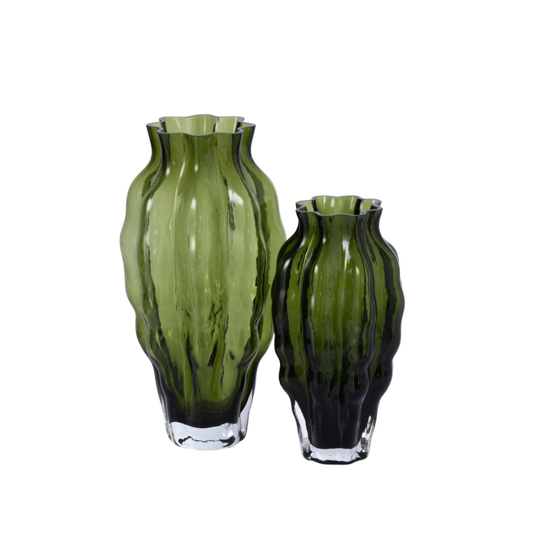 Pod Glass Vase Green Large J-Line