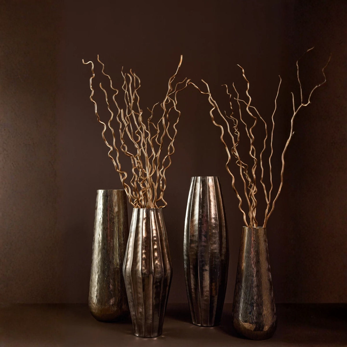 Vase Aluminium Gold Small J-Line