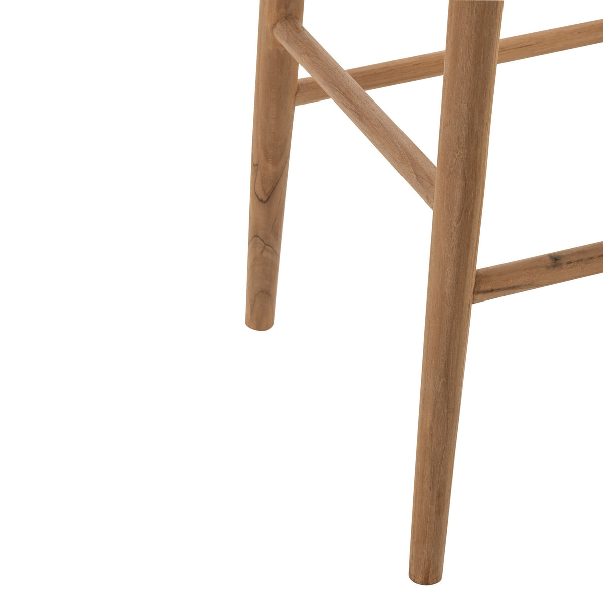 Bar Stool Teak Wood Natural J-Line