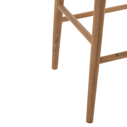 Bar Stool Teak Wood Natural J-Line