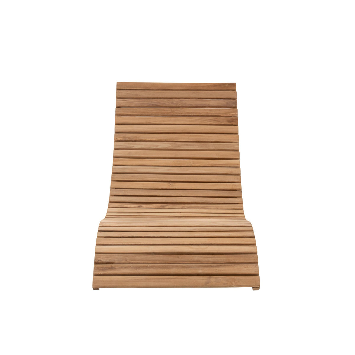 Sun Lounger Teak Wood Natural J-Line