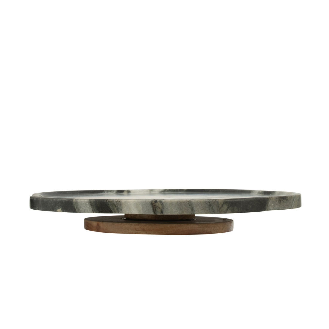 Rotating Tray Marble Black/Light Grey J-Line