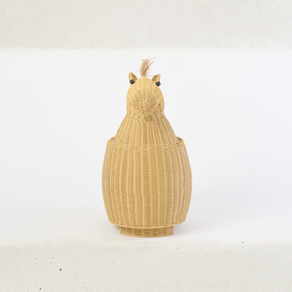 Plastic Horse Basket Natural J-Line