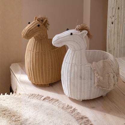Plastic Horse Basket Natural J-Line
