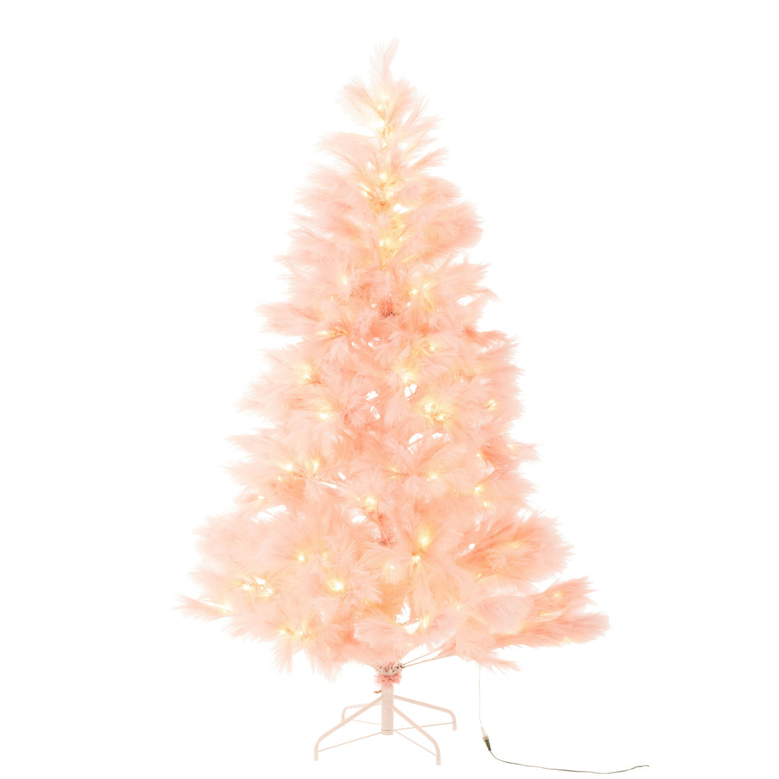 Christmas Tree 400 LED Pampa Metal Light Pink H210cm J-Line