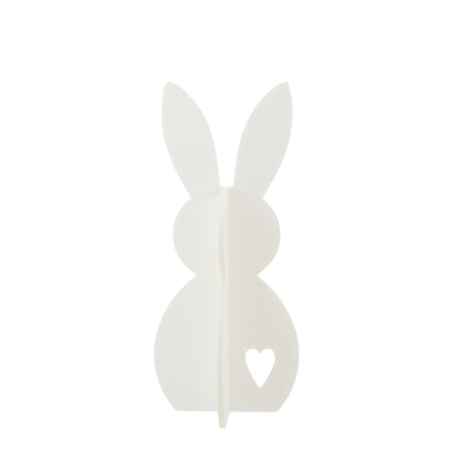 Easter Decoration White Rabbit Felt Set of 3 J-Line