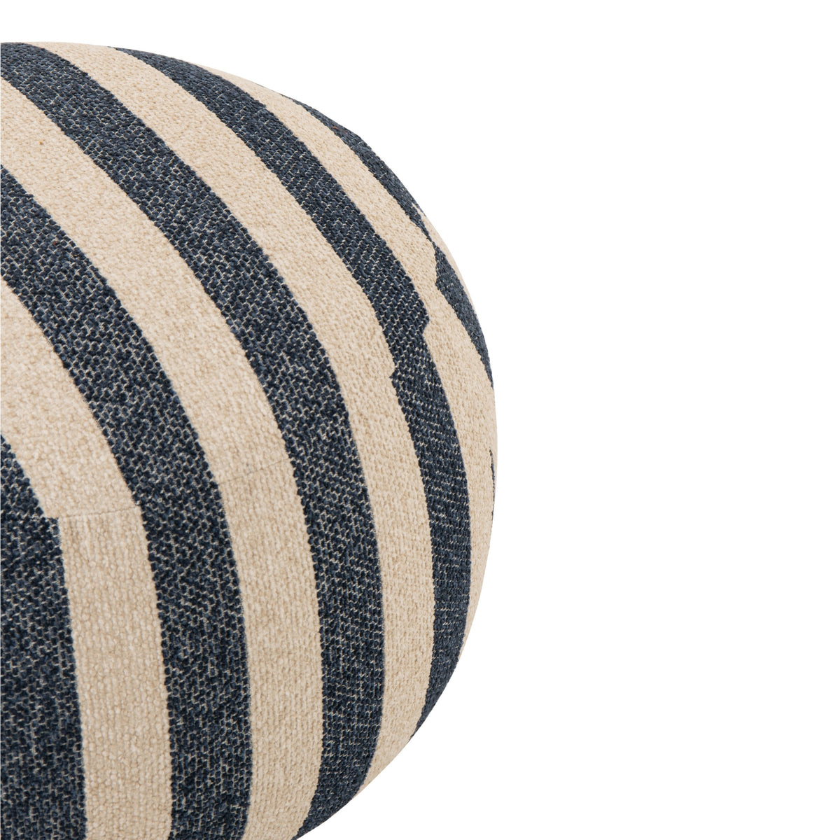 Pouf Striped Blue/Off-White J-Line