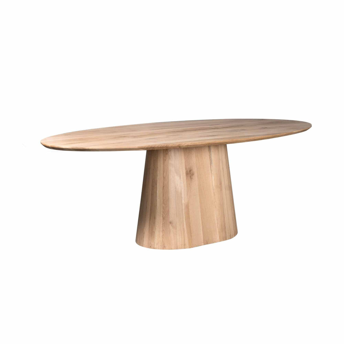 Riga Dining Table Natural Oak Oval 210cm Starfurn