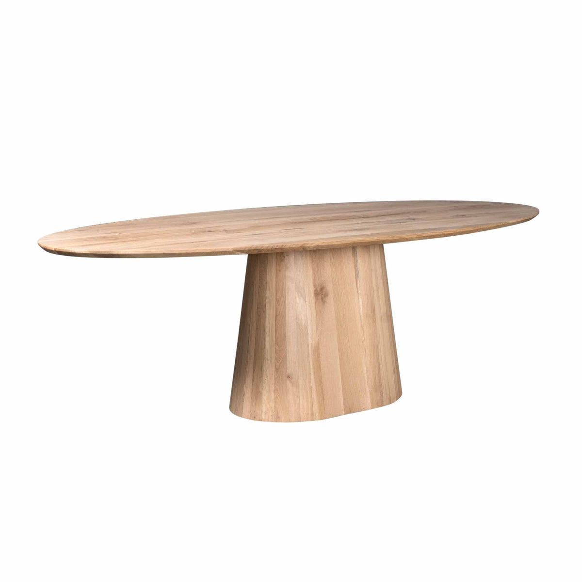 Riga Dining Table Natural Oak Oval 240cm Starfurn