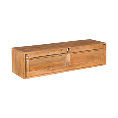 Floating TV Stand Ambiance Natural Mango Wood 120cm Starfurn