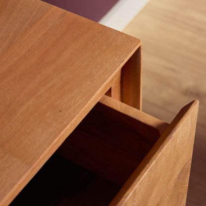Floating TV Stand Ambiance Natural Mango Wood 120cm Starfurn
