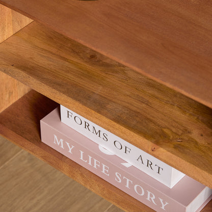 Floating TV Stand Ambiance Natural Mango Wood 120cm Starfurn