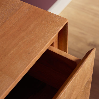 Floating TV Stand Ambiance Natural Mango Wood 120cm Starfurn