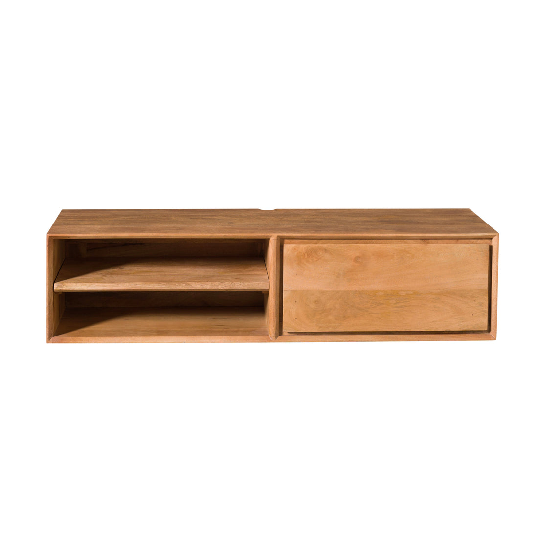 Floating TV Stand Ambiance Natural Mango Wood 120cm Starfurn