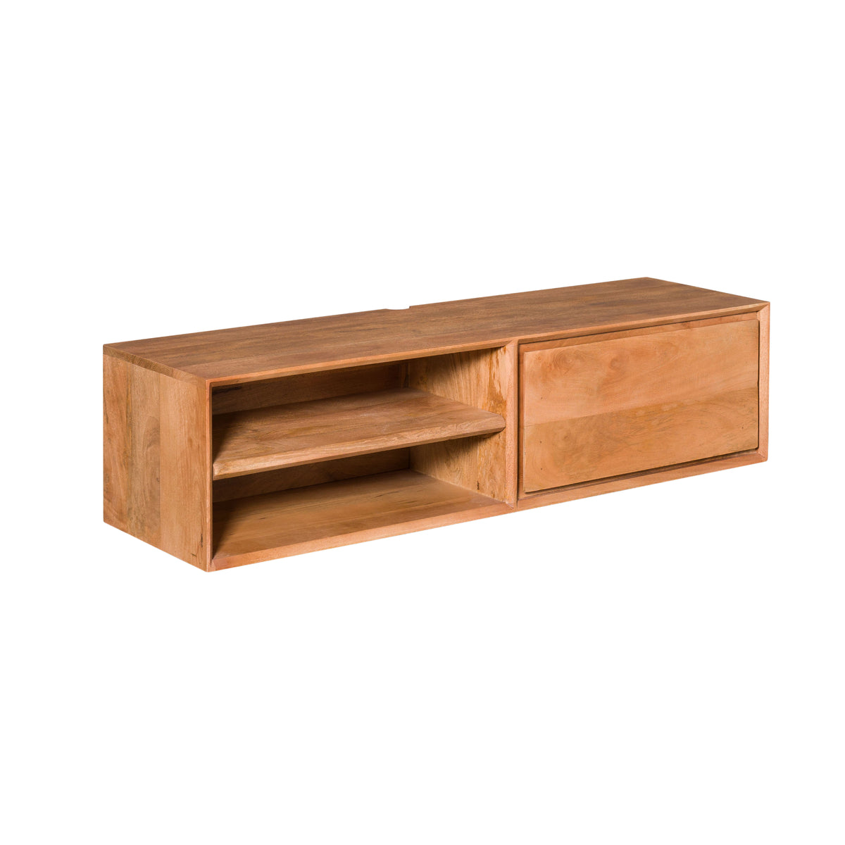 Floating TV Stand Ambiance Natural Mango Wood 120cm Starfurn