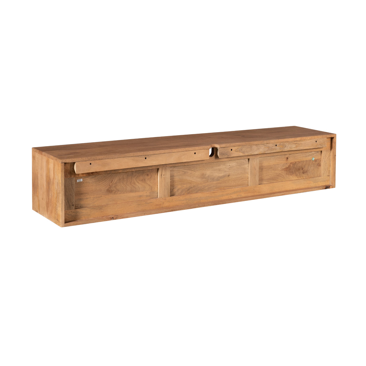 Floating TV Stand Ambiance Natural Mango Wood 160cm Starfurn