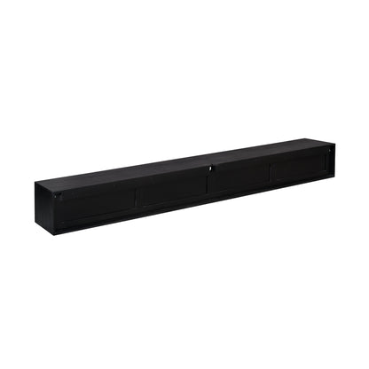 Floating TV Stand Ambiance Mango Wood Black 280cm Starfurn