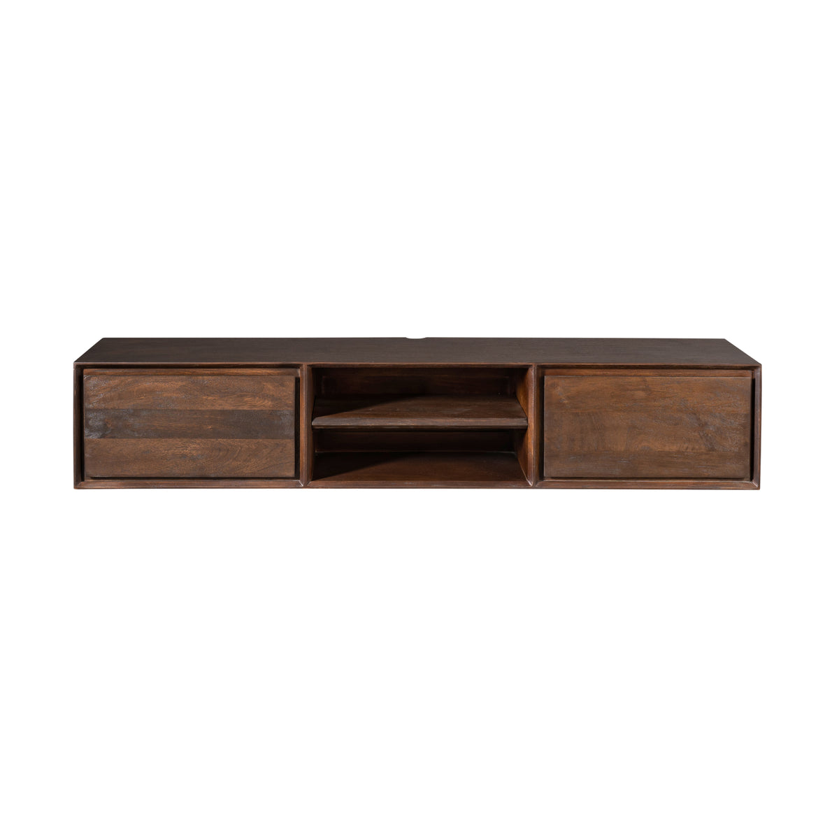 Floating TV Stand Ambiance Mango Wood Brown 160cm Starfurn