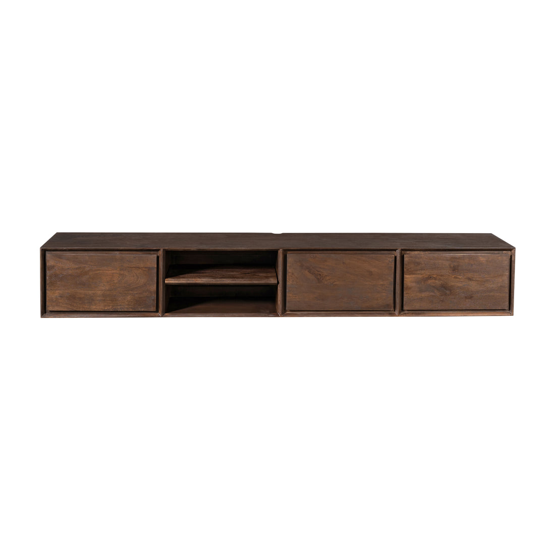 Floating TV Stand Ambiance Mango Wood Brown 200cm Starfurn