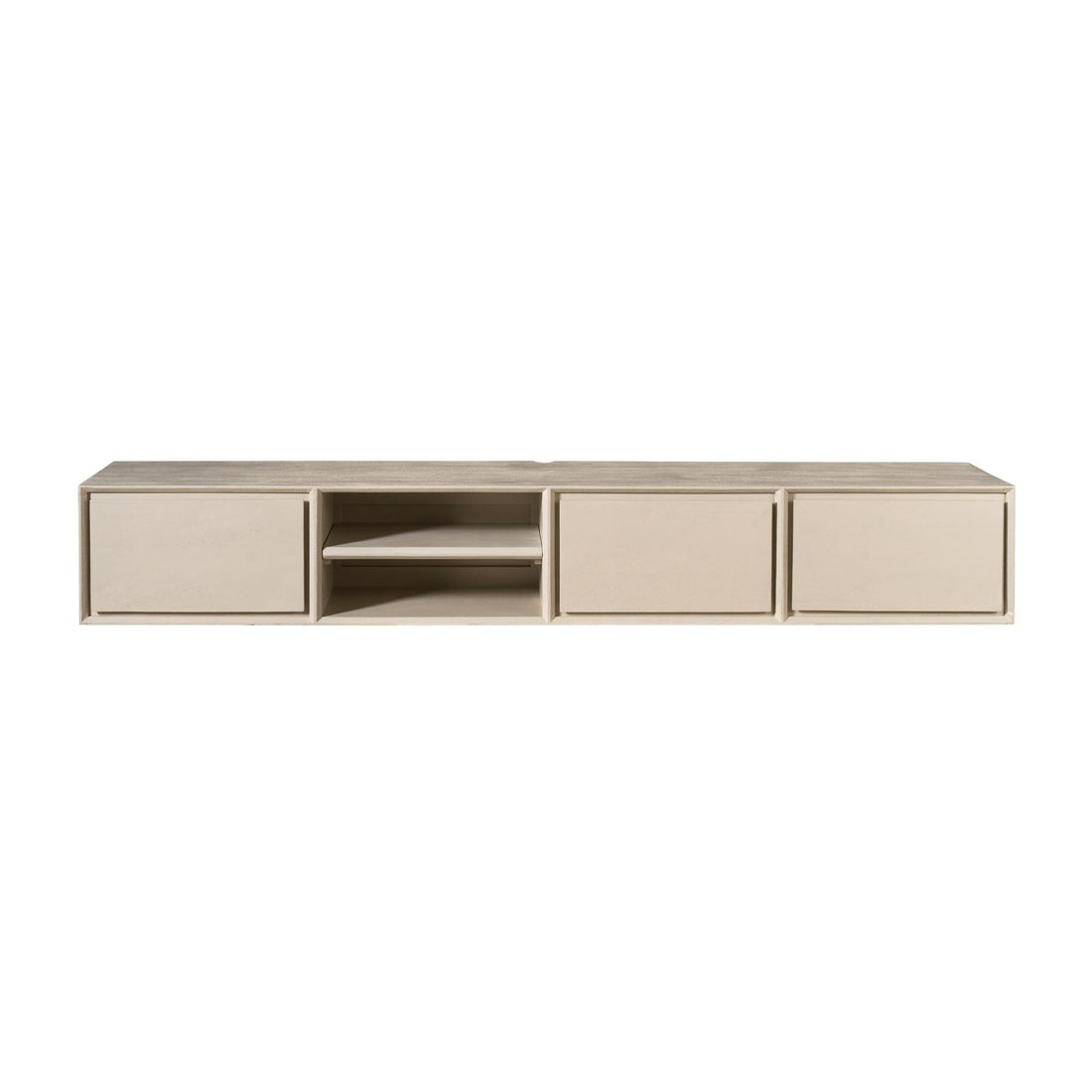 Floating TV Stand Ambiance Mango Wood Sand 200cm Starfurn