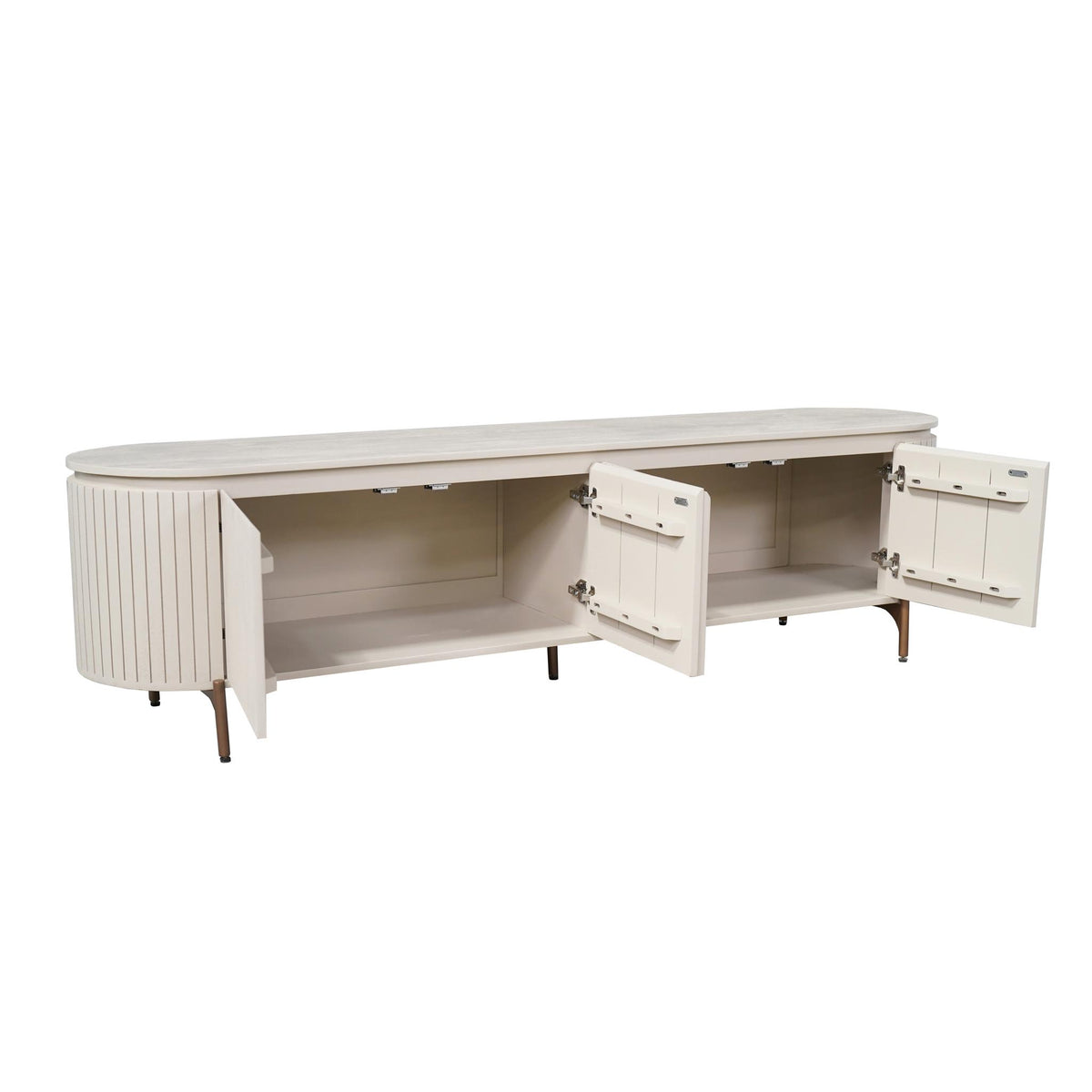 Solana Mango Wood TV Stand Sand 210cm Starfurn