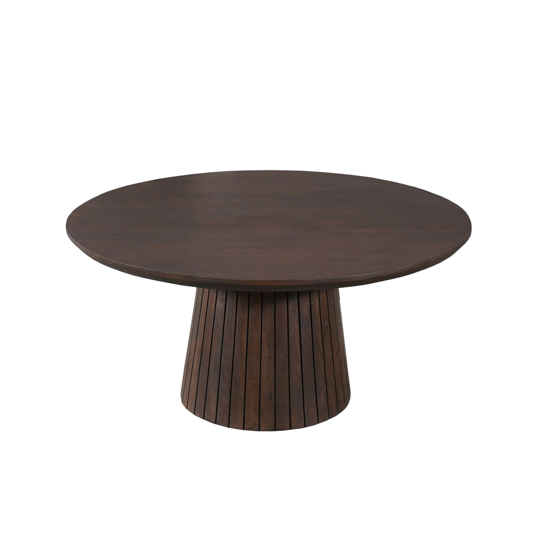 Coffee table Solana Mango Wood Brown 80cm Starfurn