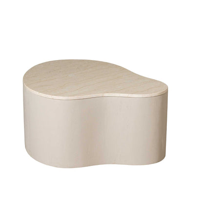 Coffee Table Lovi Mango Wood Sand 77cm Starfurn