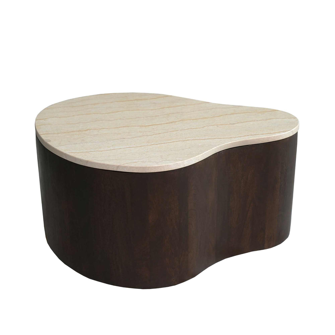 Coffee Table Lovi Mango Wood Brown 77cm Starfurn