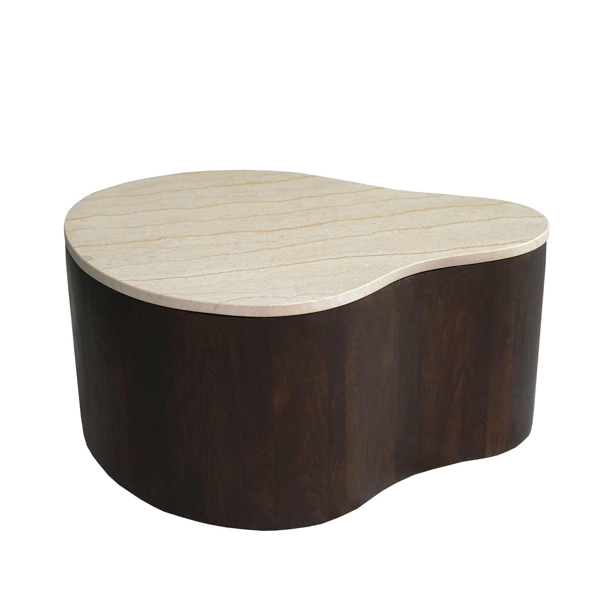 Coffee Table Lovi Mango Wood Brown 77cm Starfurn