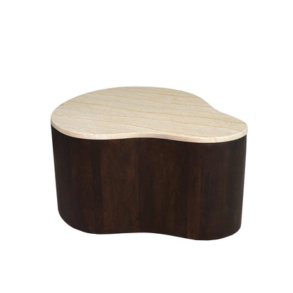 Coffee Table Lovi Mango Wood Brown 77cm Starfurn