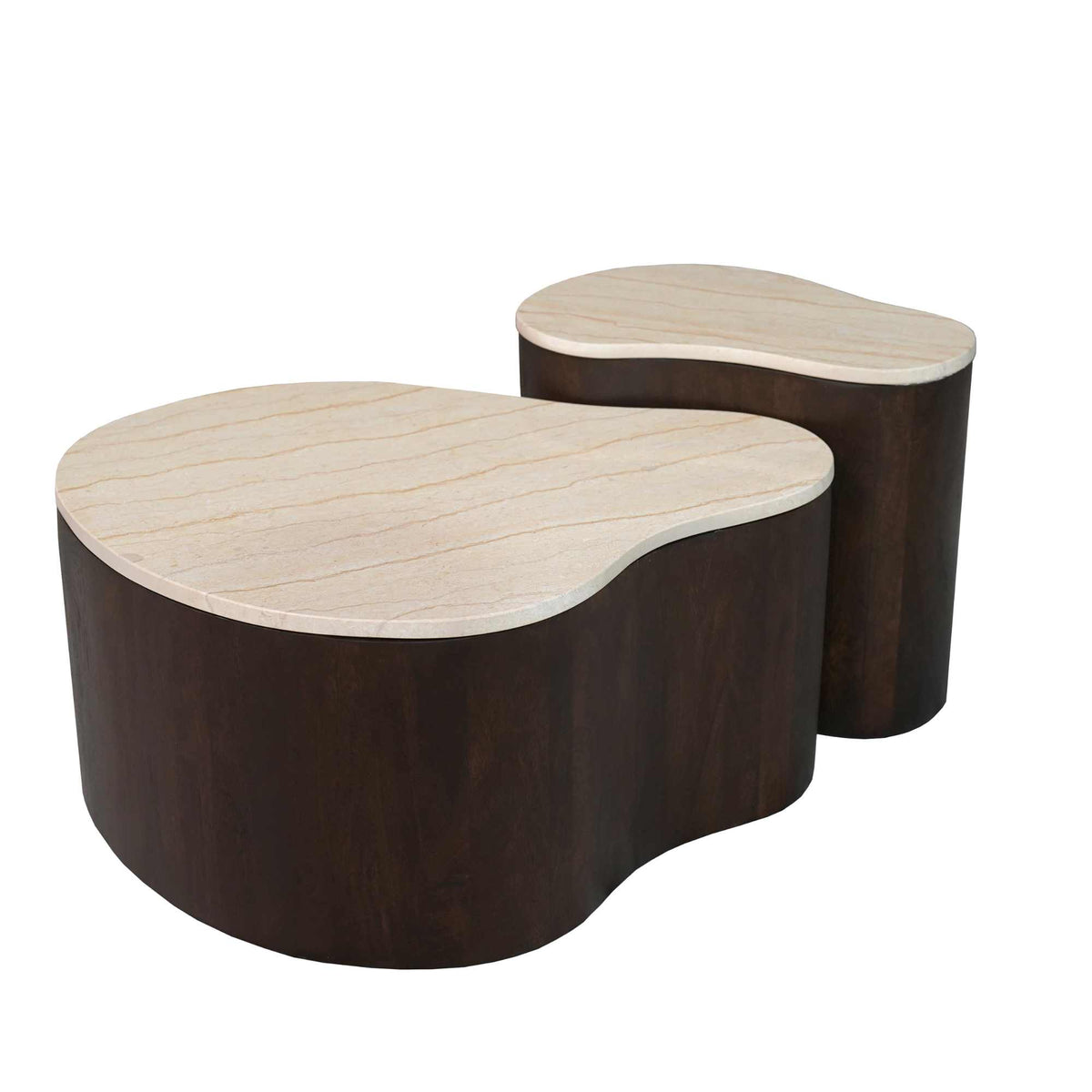 Coffee Table Lovi Mango Wood Brown 50cm Starfurn