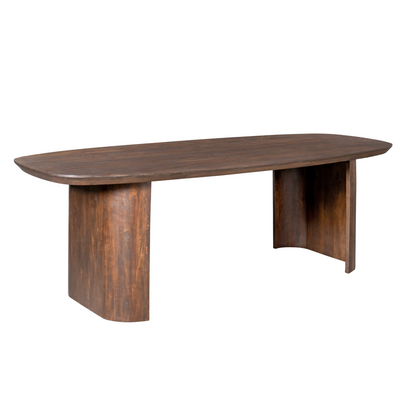 Maré Mango Wood Dining Table Brown 240cm Starfurn