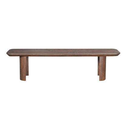 Maré Mango Wood Dining Bench Brown 180cm Starfurn