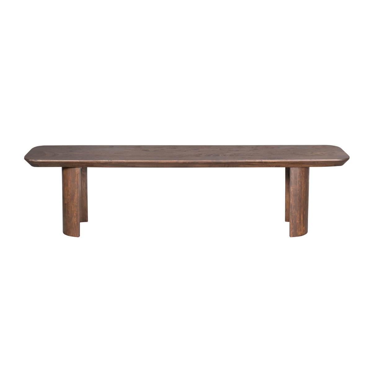 Maré Mango Wood Brown Dining Bench 220cm Starfurn