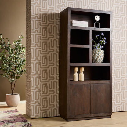 Compartment Cabinet Brussels Mango Wood Brown 90cm Starfurn