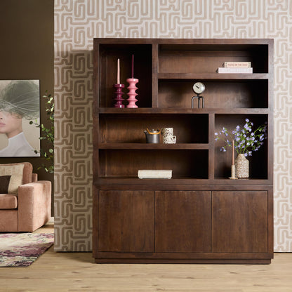 Compartment Cabinet Brussels Mango Wood Brown 160cm Starfurn