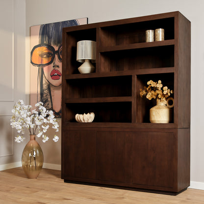 Compartment Cabinet Brussels Mango Wood Brown 160cm Starfurn