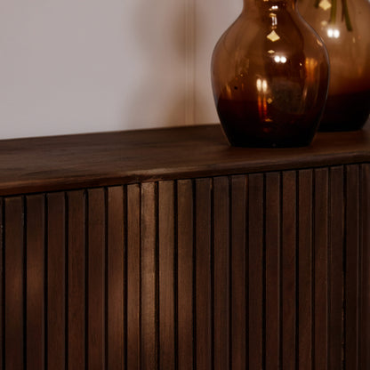 TV Stand Madison Mango Wood Brown 165cm Starfurn