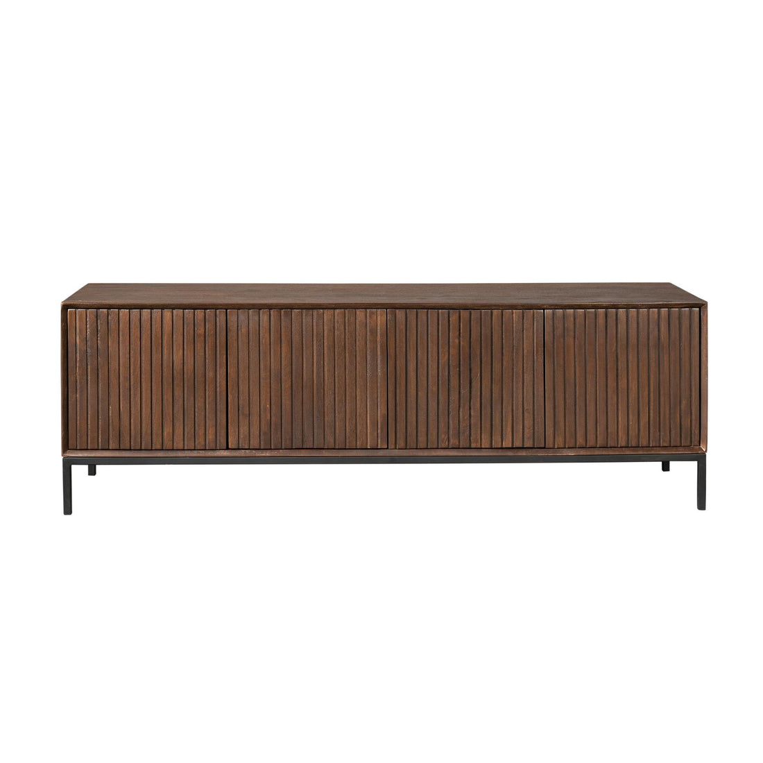 TV Stand Madison Mango Wood Brown 165cm Starfurn
